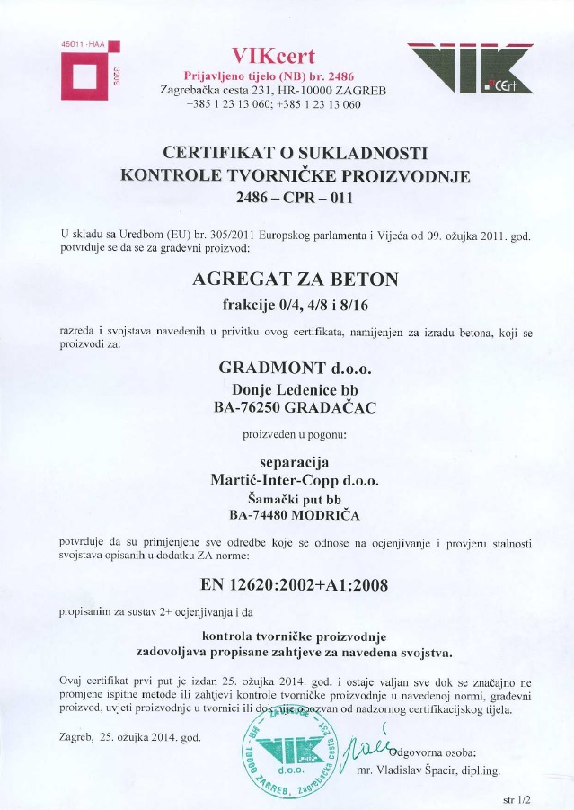 certifikat